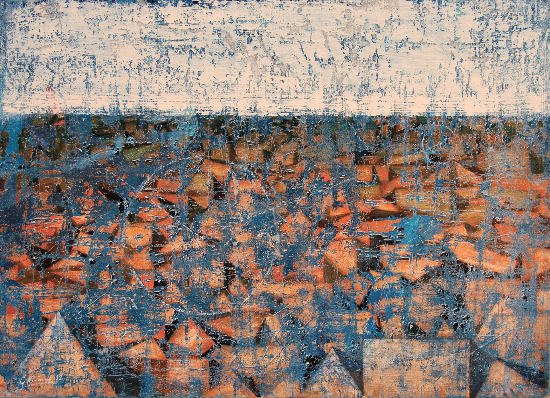 Beginning 100x70cm own technique