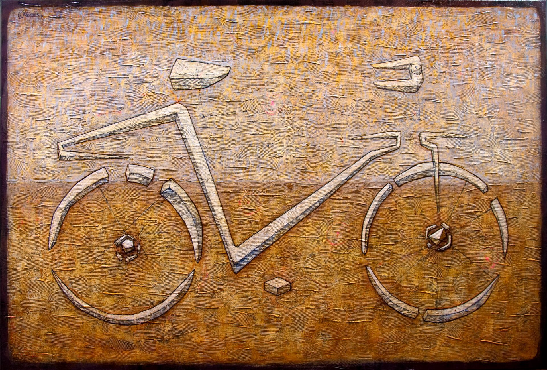 Speeding bike IV, 100x150cm, 2018