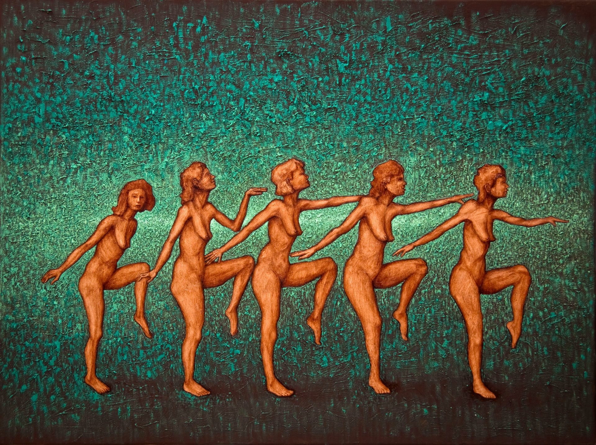 Five women, 90x120cm