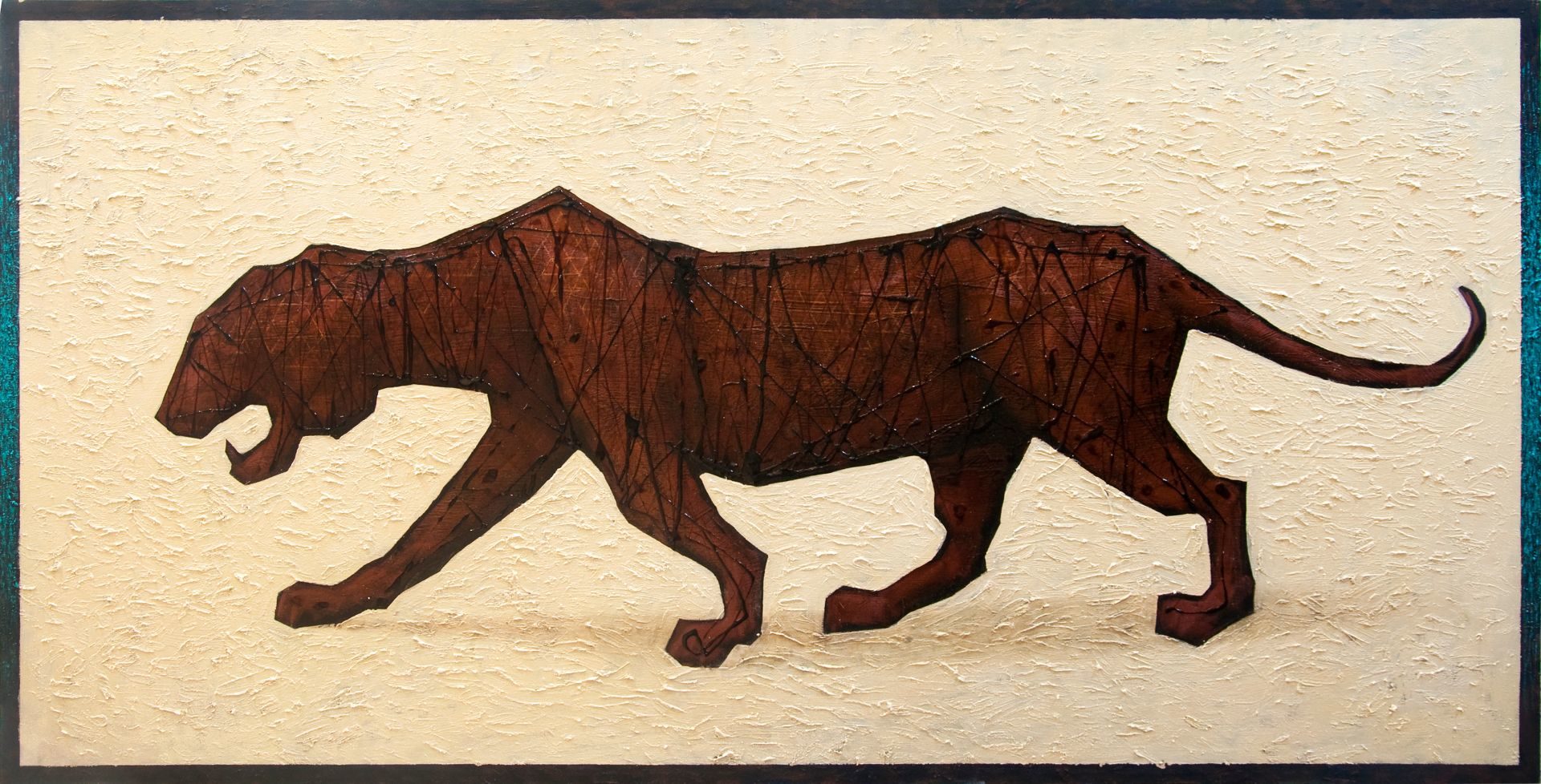Brown panther 90x180cm,2016