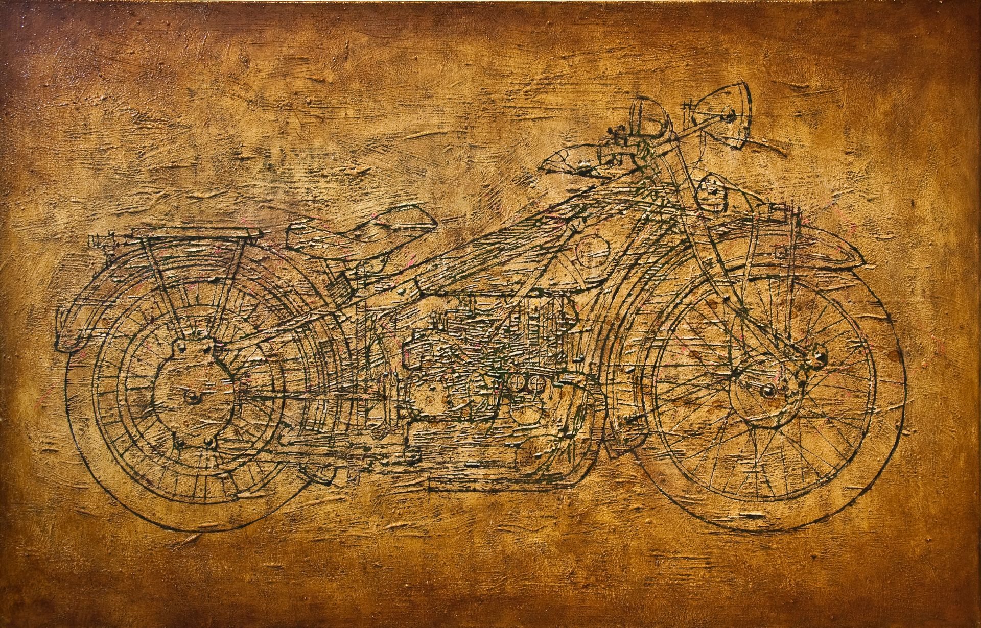 Slowly forward 10. 90x140cm