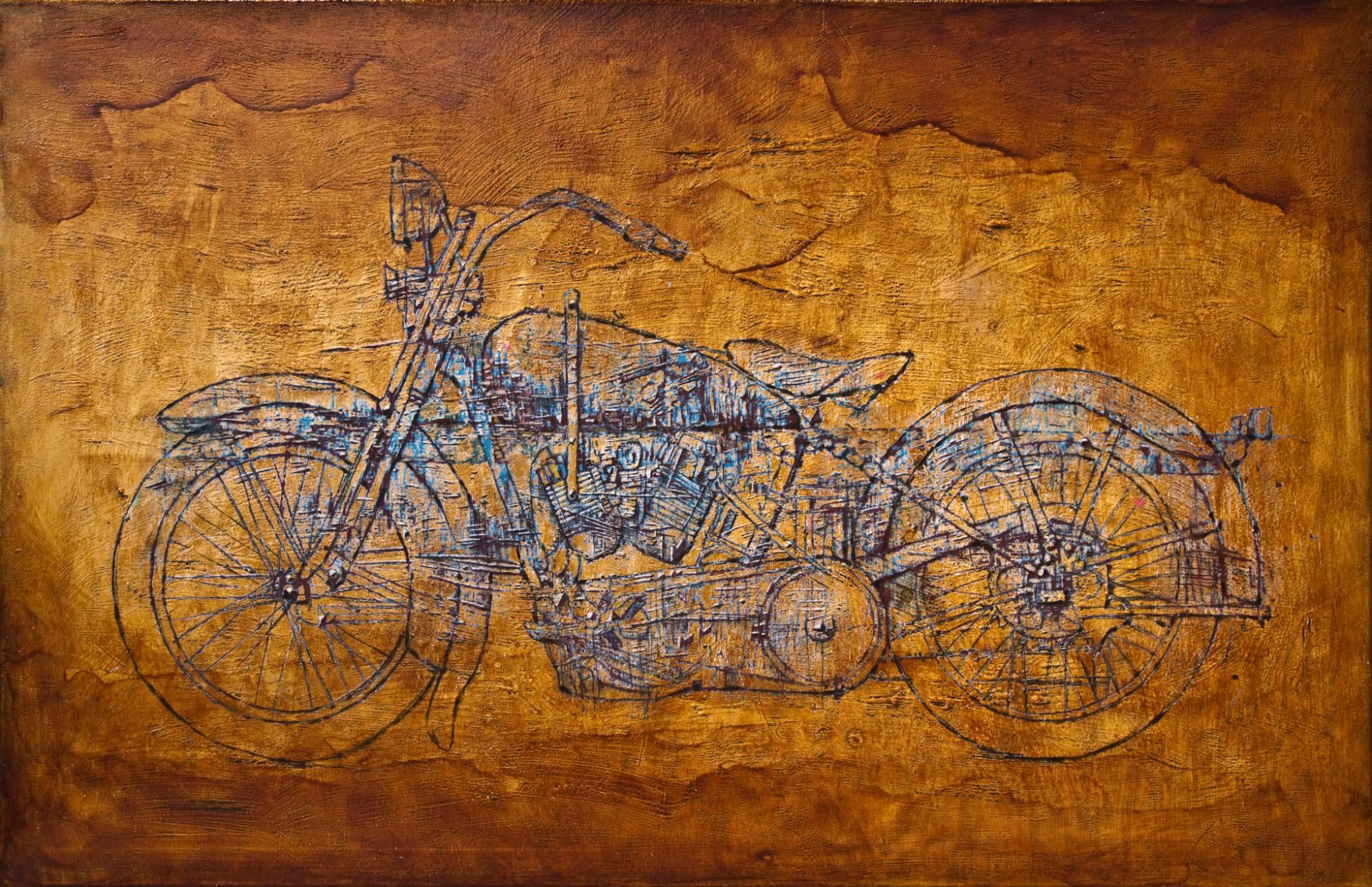 Slowly forward 11.90x140cm
